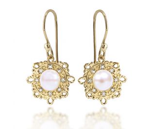 Antique Pearl Drop Earrings